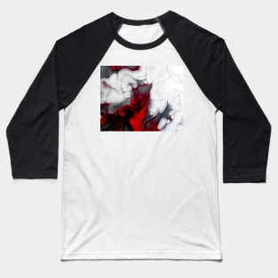 Pouring Acrylic Painting Baseball T-Shirt